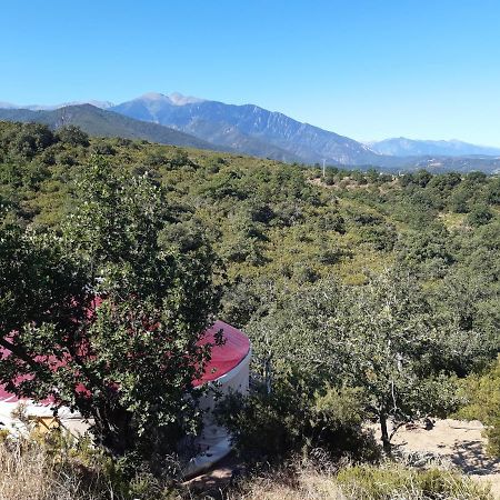 Rigarda Yourte Contemporaine Avec Magnifique Vue Sur Les Montagnes מראה חיצוני תמונה